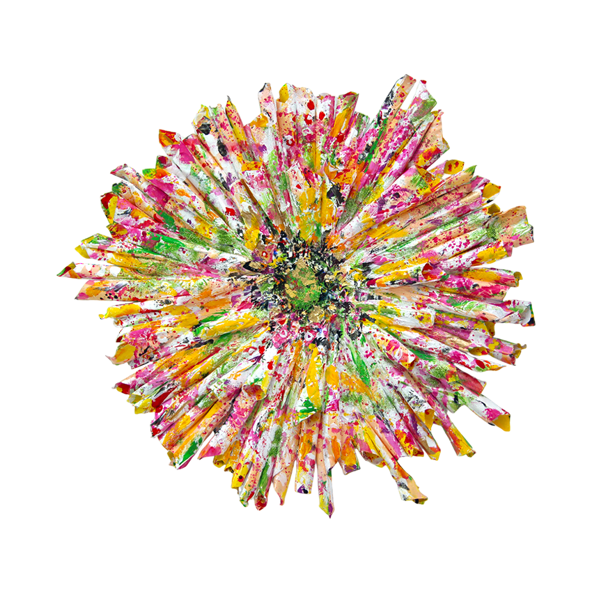 Beaming Spring Discdelight – Sabeth Holland Ausstellung Galerie Kunsthaus Rapp 2024 "no limits – Im Bann der Fantasie"